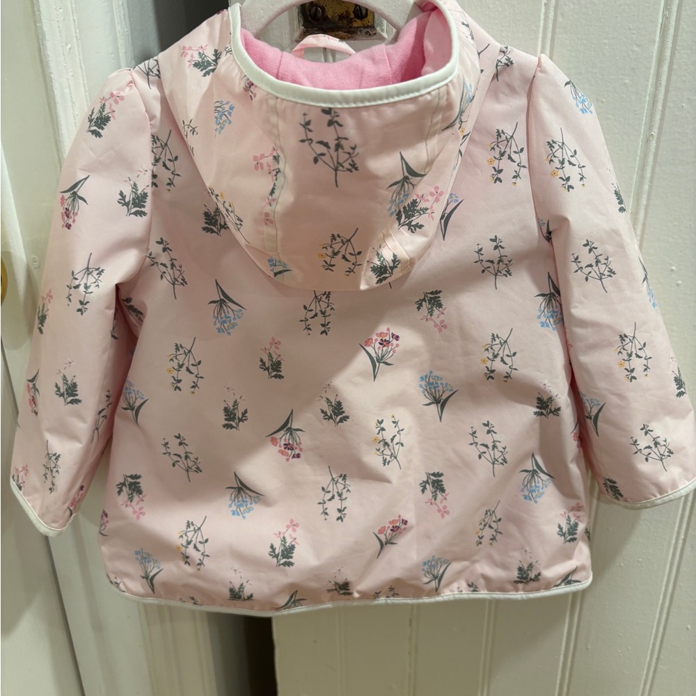 Janie and Jack Floral Raincoat - Picture 3 of 3